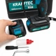 Мини пила аккумуляторная Krafftec 36 В 4 А·ч цепная 1000 Вт шина 6 дюймов сучкорез 15 см автоматическая смазка садовая электропила 10 м с шаг 1 4 беспроводная для обрезки деревьев веток кустов распиливания древесины с 2 АКБ кейсом - изображение 7