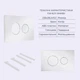 Готовое решение Qtap для ванной комнаты: подвесной унитаз Crow Rimless 485x340x330 + комплект инсталляции Standard (круглая кнопка Chrome) - изображение 4