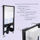 Готовое решение Qtap для ванной комнаты: подвесной унитаз Tern Ultra Quiet 525x345x360 + комплект инсталляции Standard (круглая кнопка Chrome) - изображение 4