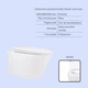 Готовое решение Qtap для ванной комнаты: подвесной унитаз Swan Rimless 520x360x320 + комплект инсталляции Standard (линейная кнопка White) - изображение 3