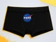 Мужские трусы-боксеры с принтом Nasa Насса Черный L - изображение 1