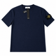 Мужская футболка хлопковая Stone Island L Blue - изображение 2