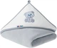 Полотенце детское Akuku с капюшоном Мишка серое 100x100 см (5907644012589) - изображение 2