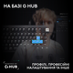 Клавіатура дротова Logitech G PRO X2 RAPID TKL RGB US USB White (920-014097) - зображення 10