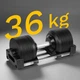 Гантель регулируемая REBEL ACTIVE 36 кг шаг 1 кг (RBA-2331-36) - изображение 5
