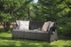 Садовый диван Keter Corfu Love Seat Max пластиковый 3-местный 182х70х79 см серый - изображение 4