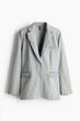 Джинсовий піджак H&M 1224850001c70 XL блакитний (100016199) - зображення 1