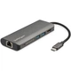 Мультипортовый адаптер StarTech USB-C Multiport Adapter 6-in-1 (DKT30CSDHPD3) Тёмно-серый - изображение 1