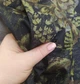 Трикотаж костюмний принт жакард у відтінках кольору хакі - изображение 3