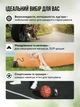 Акумуляторний компресор портативний автомобільний повітряний велосипедний насос для машини шин мотоцикла велосипеда м'яча надувних іграшок та матрасів бездротовий універсальний з ліхтарем цифровим лед дисплеєм манометр мобільний OnePro Чорний 73876 - зображення 5
