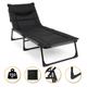 Раскладная кровать с мягким матрасом, прочная LEOBRO Black LB-FB-S1-BLK - изображение 1