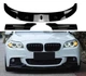 Накладка губа AD_Plastik BMW 5 серії F10 F11 2010 2017 DPT Lip V-3 M Performance чорний (B-91) - изображение 1