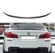 Спойлер AD_Plastik BMW 5 Series F10 M5 Style чорний глянсовий ABS пластик (В-72) - зображення 9