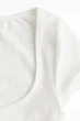 Боди-топ H&M 1221325003c70 L белое (100015443) - изображение 6