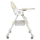 Стільчик для годування Kidoro One (ST-6540) Beige, з екошкіри на колесах - зображення 7