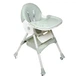 Стільчик для годування Kidoro One (ST-6540) Green, з екошкіри на колесах - зображення 3