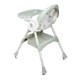 Стільчик для годування Kidoro One (ST-6540) Green, з екошкіри на колесах - зображення 4