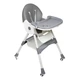 Стульчик для кормления Kidoro One (ST-6540) Dark Grey, из экокожи на колесах - изображение 3