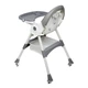 Стульчик для кормления Kidoro One (ST-6540) Dark Grey, из экокожи на колесах - изображение 4