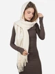 Палантин жіночий SumWin Yh-Fashion 2803-02 Бежевий - зображення 2