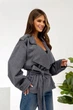 Тренч AGER XL-XXL Серый 257R626 - изображение 3
