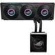 Система рідинного охолодження Asus ROG Strix SLC IV 360 ARGB LCD 5,08" IPS 360 мм 2500 об/хв Black (90RC01S1-B0EAY0) - зображення 4