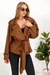 Тренч AGER XXXL-4XL Коричневый 257R626 - изображение 1