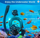 Комплект для подводного погружения AquaDive Sku1 с панорамной маской, баллоном и ручным насосом - изображение 6