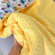 Плед-одеяло со съемным утеплителем для мальчика 100х80 см Oh My Kids «Строительные разноцветные машинки» желтый - изображение 4