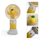 Вентилятор MINI FAN #104 Yellow Pineapple с подставкой для телефона желтый - изображение 4