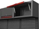Комплект мебели для мастерской Kraft&Dele KD5860 260 см, металлический верстак со столешницей, шкафами, ящиками и перфорированной панелью - изображение 8