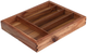 Wkład na sztućce do szuflady Excellent Houseware rozsuwany drewniany Brązowy 28-45 x 34 cm (8721037327640) - obraz 2