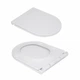 Унитаз напольный Qtap Presto безободковый с сиденьем Soft-close QTPRE27W51022 - изображение 8