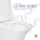Унітаз підлоговий Qtap Presto Quadro безобідковий із сидінням Soft-close QTPRE27W51021 - зображення 5