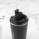 Термокружка для кофе и чая Coffee из нержавеющей стали с крышкой 510 мл Черная - изображение 5