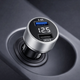 Автомобильное зарядное устройство HQC1 2 USB 2.4 A с поддержкой QC3.0 быстрая зарядка для авто от прикуривателя 12-24V Черное - изображение 2