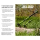 Колун Alloid Pro, ручка из фибергласа, 2000г, 88см (SF-70152000) Alloid SF-70152000 1085426 - изображение 3