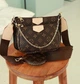 Жіноча сумка Louis Vuitton 3 в 1 трансформер, кросбоді з ремінцем через плече - зображення 2