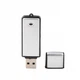 диктофон USB флешка для запису розмов з активацією голосом пластик чорний 63×20×9 мм портативний 8/16/32/64/128 гб памяти - изображение 5