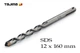 Бур по бетону TAJIMA SDS-plus Pro+ 12x160 мм вольфрам-кобальтова напайка - изображение 4