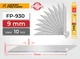 Леза для канцелярського ножа Woodpecker FP-930 сірі 9 мм 10 шт - зображення 6