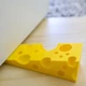 Стопор напольный Кусочек сыра ПВХ для защиты стен и дверей 1 шт. Желтый - изображение 6