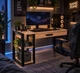 Стіл для роботи та навчання Loft з шухлядою і полицями - зображення 3