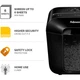 Уничтожитель документов Fellowes LX25 P-4 6 листов 11.5 л Black (f.U4170501) - изображение 5