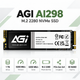 Накопитель SSD AGI AI298 1 ТБ M.2 2280 PCIe Gen 3x4 NVMe быстрый для ноутбука и ПК (AGI1T0GIMAI298) - изображение 1
