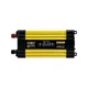 Автомобильный инвертор Желтый / Преобразователь напряжения с 12-220V, 2000Вт, 2хUSB - изображение 1