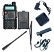 Набір 2 шт Рація портативна Baofeng P51UV версія для ЄС VHF/UHF 5 Вт 1800 mAh Чорна - зображення 10