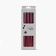 Набор столовых свечей MBM HOME 4 шт. 25 см красный металлик (FR-17 METALLIC RED) - изображение 3