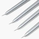 Набор столовых свечей MBM HOME 4 шт. 25 см серебристый металлик (FR-17 METALLIC SILVER) - изображение 7