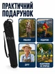Стул складной туристический рыбацкий стульчик складное рыболовное кресло для отдыха на природе пикника рыбалки и кемпинга со спинкой кемпинговый лёгкий компактный складной стул Синий+ чехол в комплекте - изображение 12